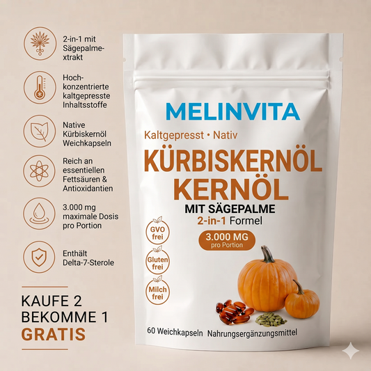 Premium-Kürbiskernöl-Kapseln