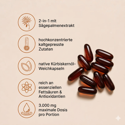 Premium-Kürbiskernöl-Kapseln